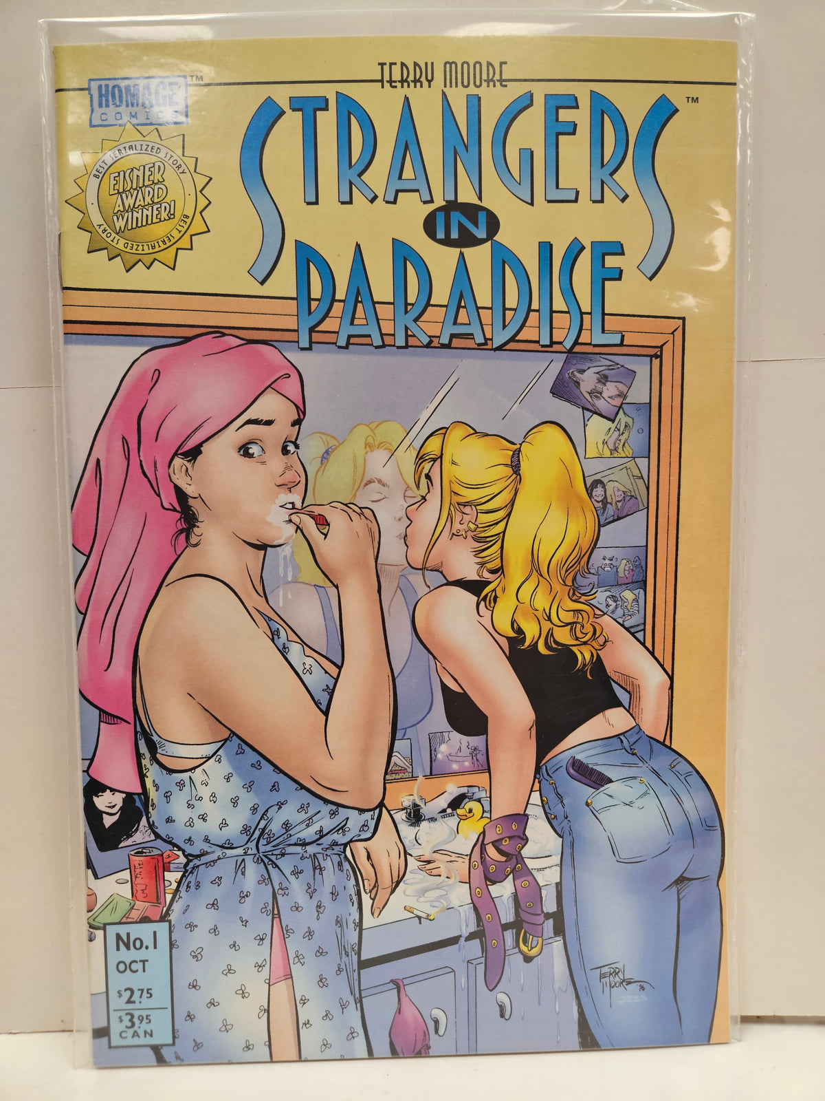 Strangers In Paradise #1 1996 Variant ABSTRACT STUDIOS