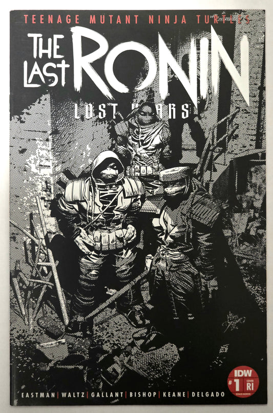 Teenage Mutant Ninja Turtles The Last Ronin Lost Years #1 Mike Deodato 1:50 Black and White Incentive Cover First Print NEAR MINT IDW