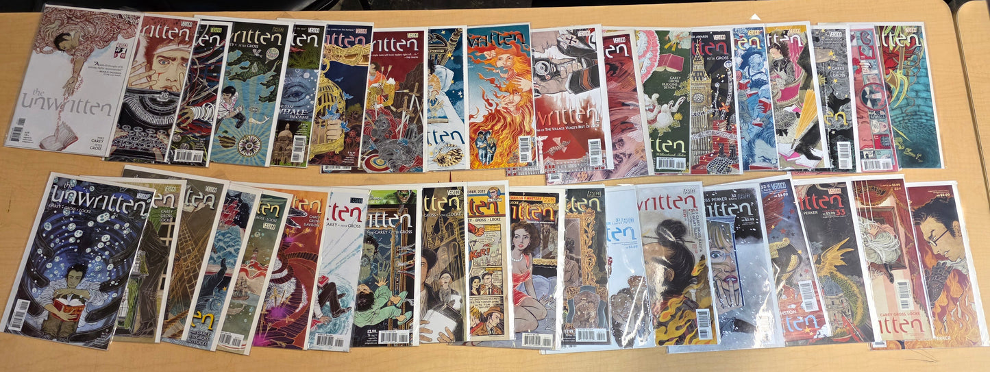 The Unwritten #1-34 (Includes 31.5, 32.5, and 33.5) Vertigo Comics NEAR MINT