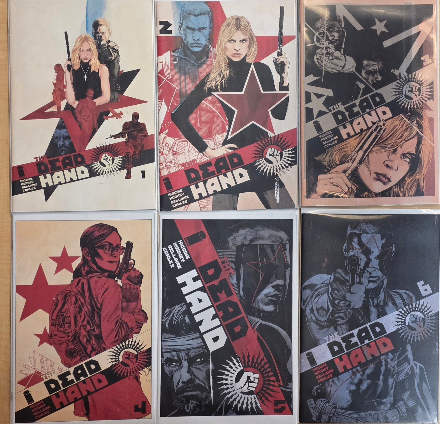 Dead Hand #1-6 Complete Run Image Comics NEAR MINT