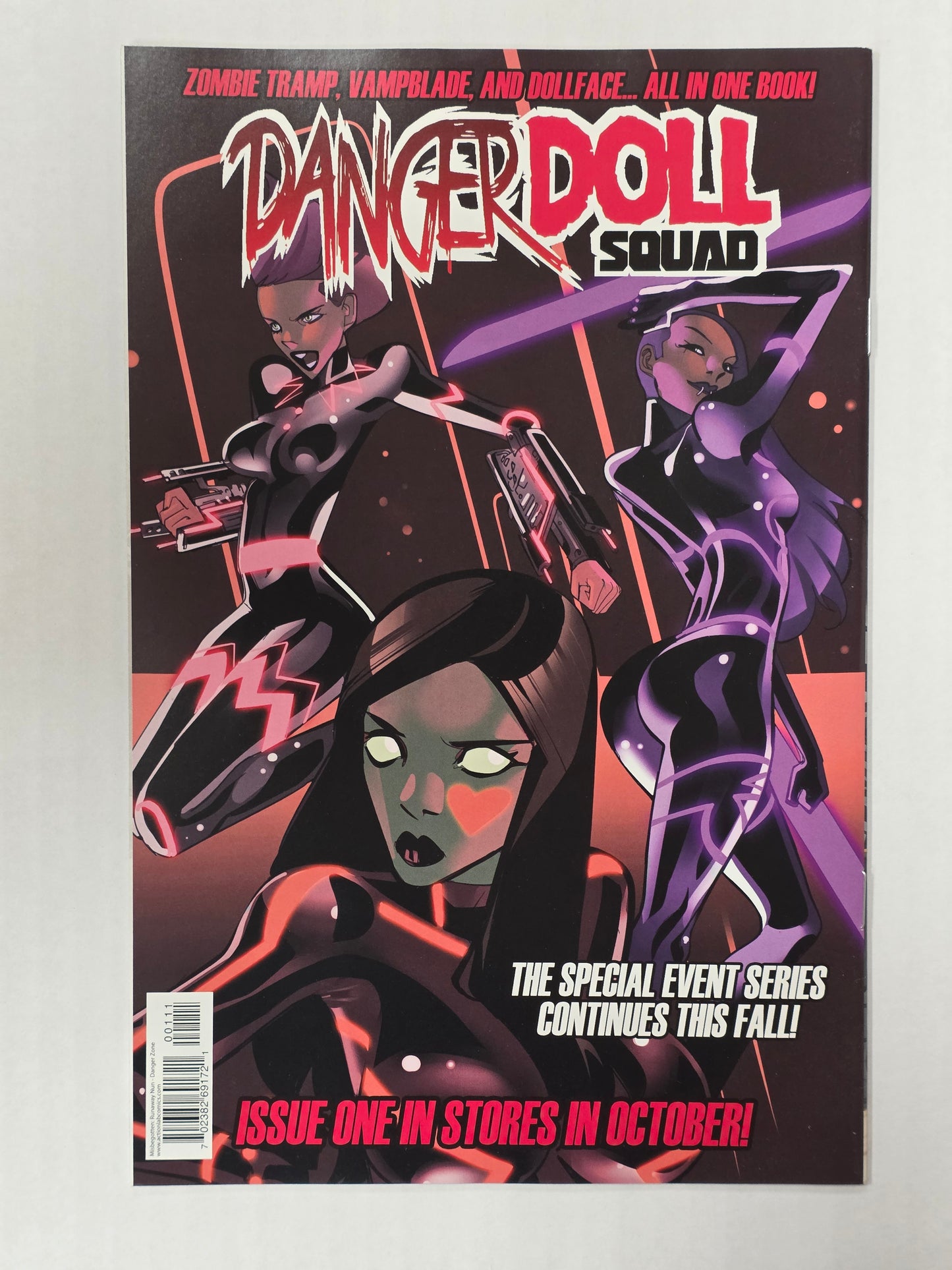 Misbegotten Runaway Nun #1 2017 First Printing NEAR MINT Cover Artist Justin Case Action Lab Danger Zone