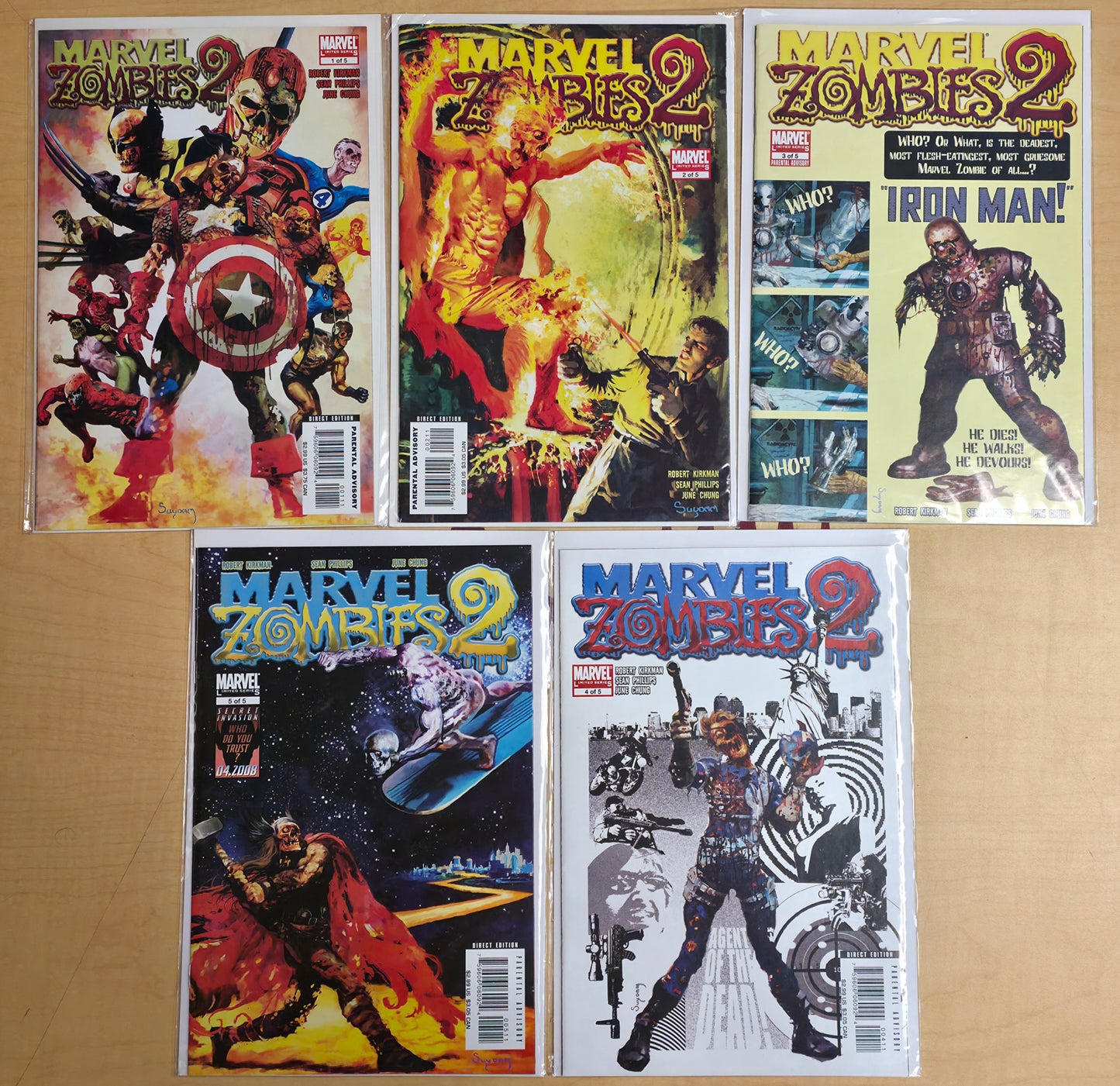 Marvel Zombies 2 #1-5 Complete Run NEAR MINT