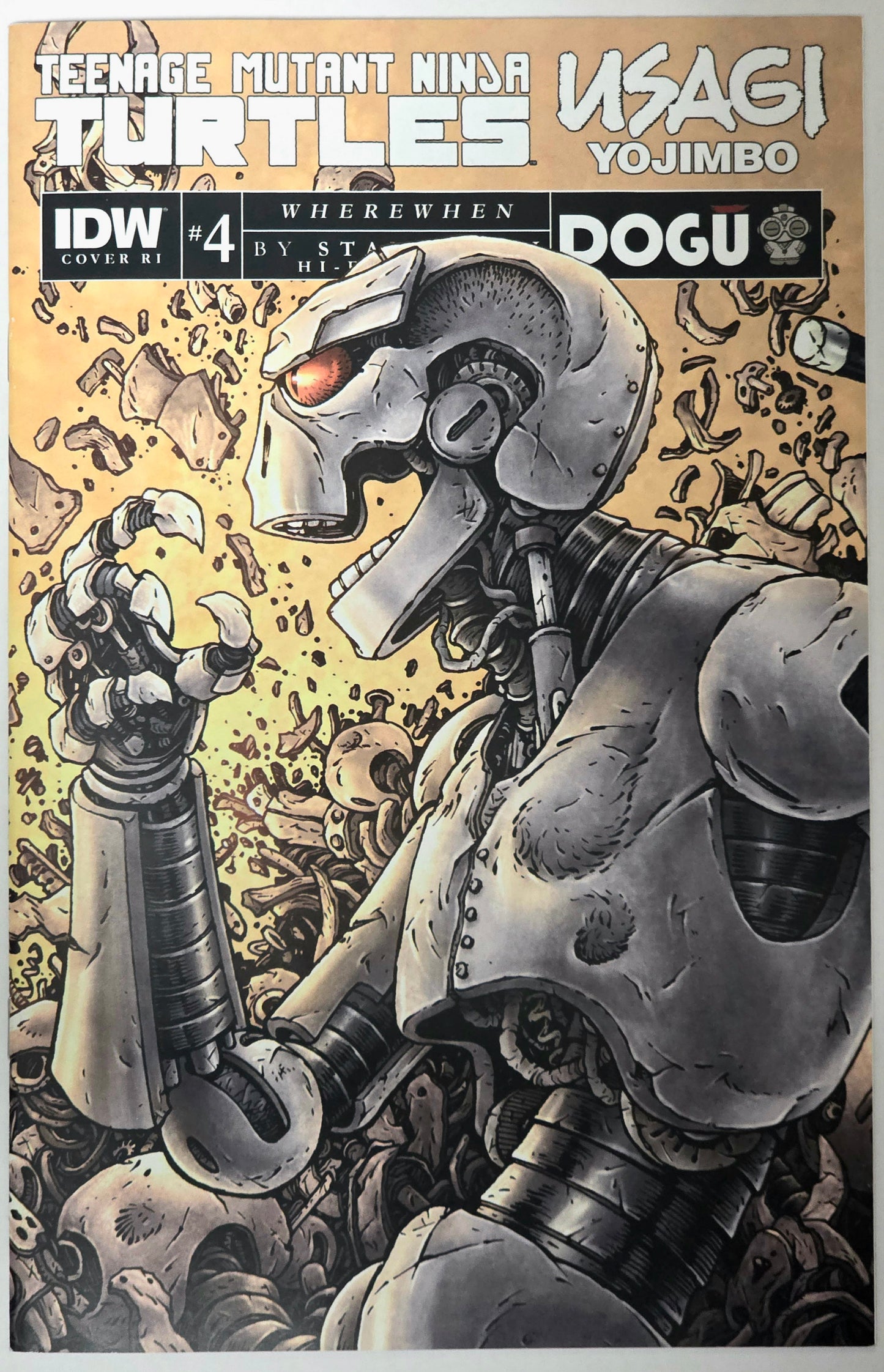 Teenage Mutant Ninja Turtles Usagi Yojimbo: WhereWhen #4 Retailer Incentive 1:50 David Petersen NEAR MINT IDW