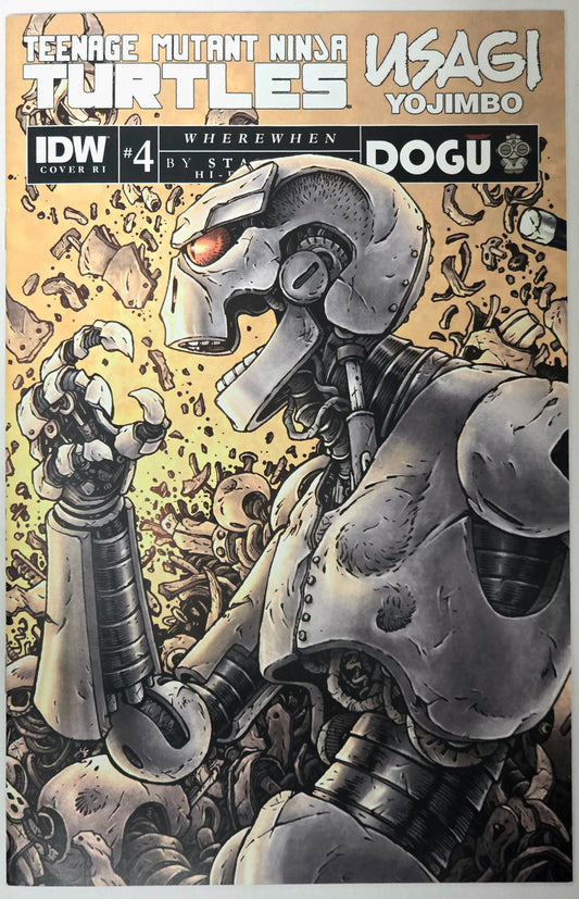 Teenage Mutant Ninja Turtles Usagi Yojimbo: WhereWhen #4 Retailer Incentive 1:50 David Petersen NEAR MINT IDW