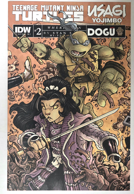 Teenage Mutant Ninja Turtles Usagi Yojimbo: WhereWhen #2 Retailer Incentive 1:50 David Peterson NEAR MINT IDW